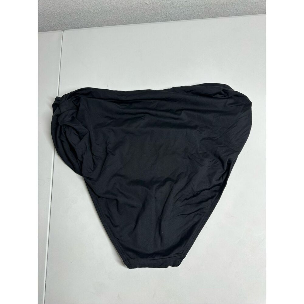 Anne Cole Women's Black High Waist Shirred Swim Bottom Size 20W - Picture 10 of 12
